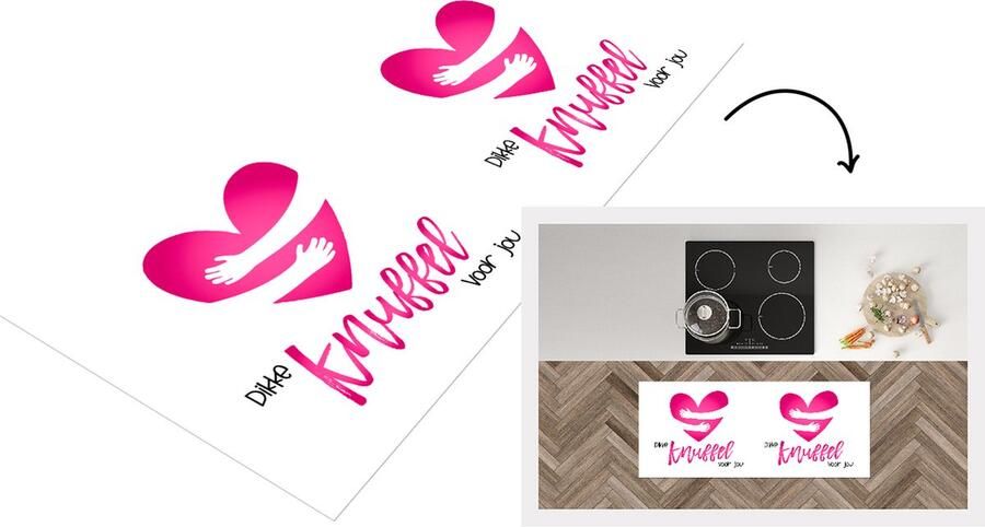 KitchenYeah Keukenloper Loper keuken Beterschap Quote Knuffels 120x50 cm Keukenloper vinyl