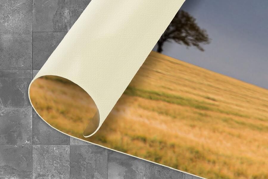 KitchenYeah Keukenloper Loper keuken Bloemen Tarwe Wolken 300x50 cm Keukenloper vinyl