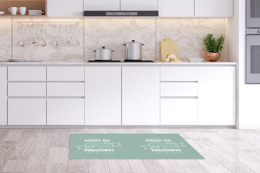 KitchenYeah Keukenloper Loper keuken Filosofie Quotes Onderwijs Studie 120x60 cm Keukenloper vinyl