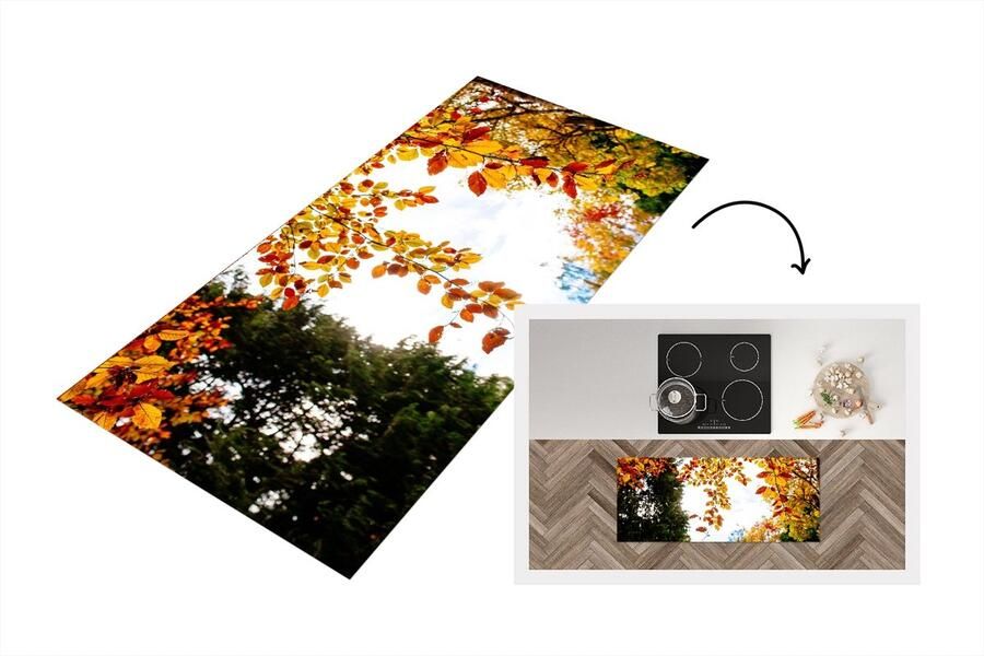 KitchenYeah Keukenloper Loper keuken Herfst Bladeren Natuur 120x50 cm Keukenloper vinyl