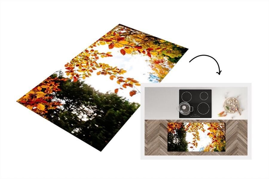 KitchenYeah Keukenloper Loper keuken Herfst Bladeren Natuur 120x60 cm Keukenloper vinyl