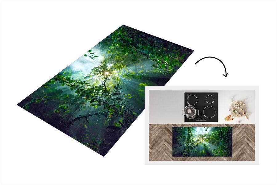 KitchenYeah Keukenloper Loper keuken Kuala Lumpur Maleisië 120x60 cm Keukenloper vinyl