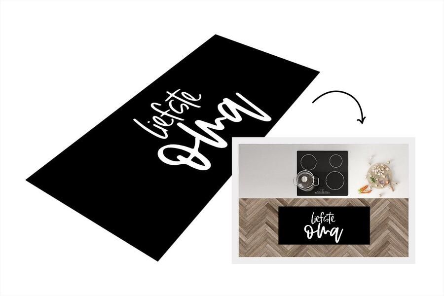 KitchenYeah Keukenloper Loper keuken Oma Spreuken Quotes Liefste oma 120x50 cm Keukenloper vinyl