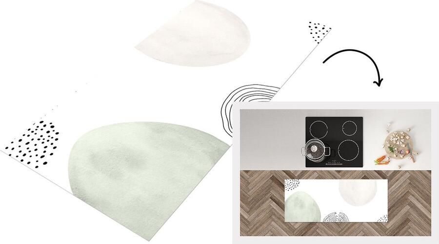 KitchenYeah Keukenloper Loper keuken Paasdecoratie Paaseitjes Pastel 120x50 cm Keukenloper vinyl