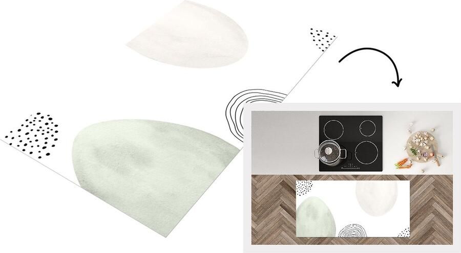 KitchenYeah Keukenloper Loper keuken Paasdecoratie Paaseitjes Pastel 120x60 cm Keukenloper vinyl