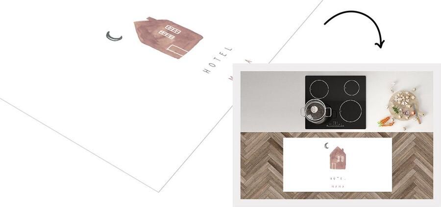 KitchenYeah Keukenloper Loper keuken Spreuken Hotel mama Quotes Mama 120x60 cm Keukenloper vinyl