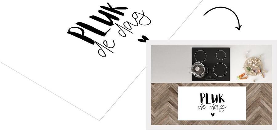 KitchenYeah Keukenloper Loper keuken Spreuken Pluk de dag Quotes Carpe diem 120x60 cm Keukenloper vinyl