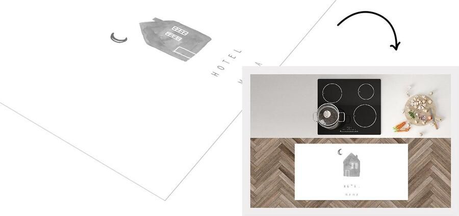 KitchenYeah Keukenloper Loper keuken Spreuken Quotes Hotel Mama Beste mama Moederdag Moeder cadeau zwart wit 120x60 cm Keukenloper vinyl