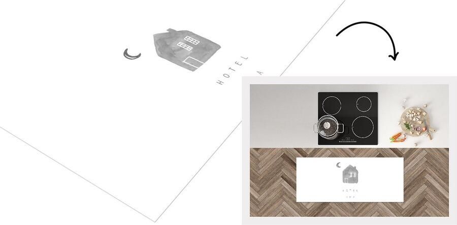 KitchenYeah Keukenloper Loper keuken Spreuken Quotes Hotel Oma Grootouders Moederdag cadeautje zwart wit 120x50 cm Keukenloper vinyl