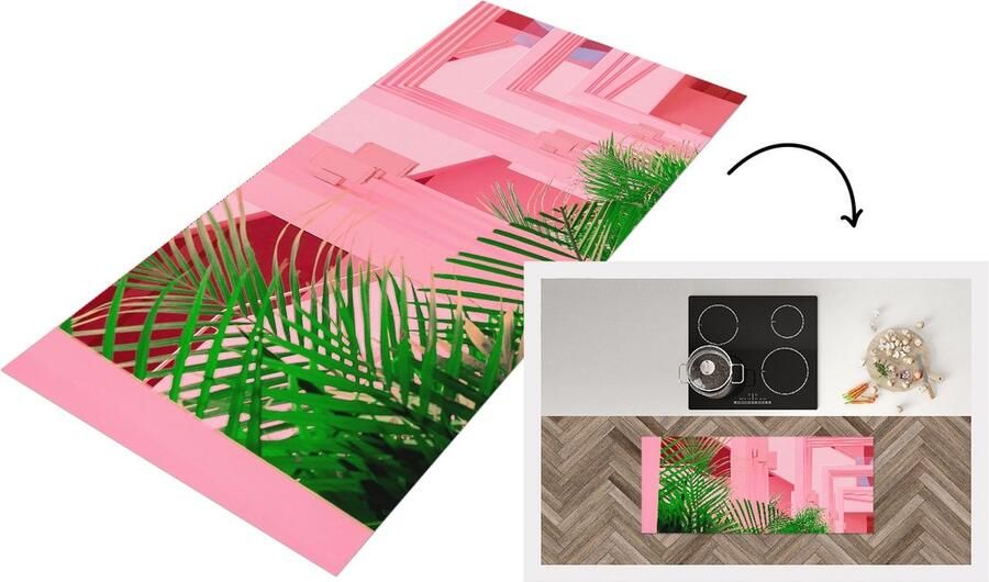 KitchenYeah Keukenloper Loper keuken Zomer Planten Tuin 120x50 cm Keukenloper vinyl