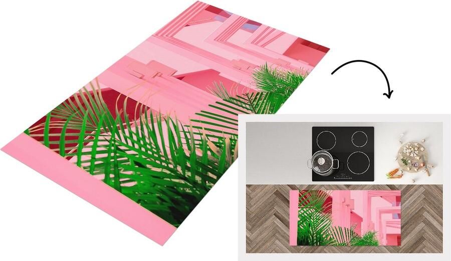 KitchenYeah Keukenloper Loper keuken Zomer Planten Tuin 120x60 cm Keukenloper vinyl