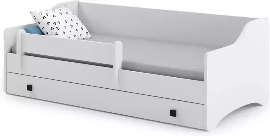Viking Choice Kinderbed met lade 160x80cm inclusief matras wit