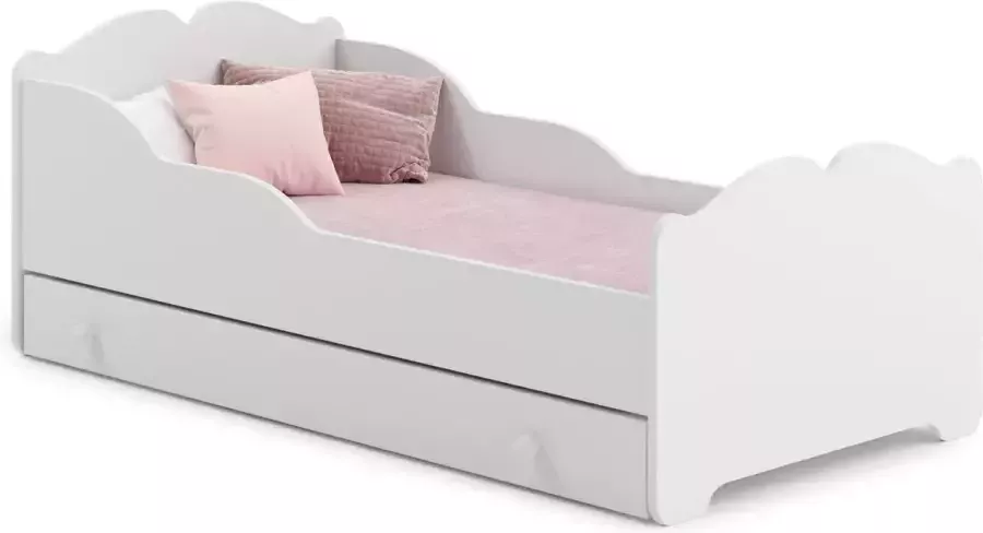 Kiddosworld Kinderbed Anna 140x70 met een lade matras en frame inbegrepen