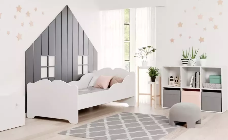 Kiddosworld Kinderbed Anna 160x80 met matras en onderstel inbegrepen