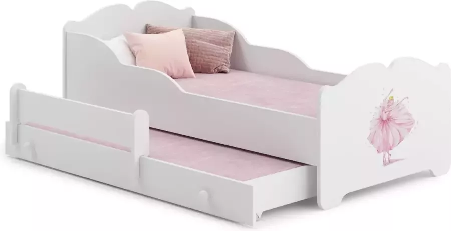 Kobi Tweepersoonsbed Anna 160x80 met kinderprints