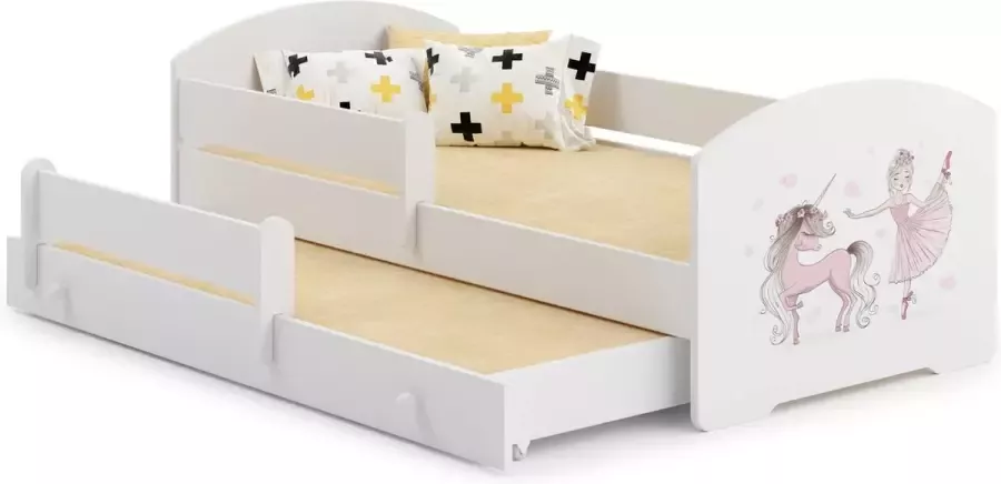 Kobi Tweepersoonsbed Luk 160x80 met kinderafbeeldingen