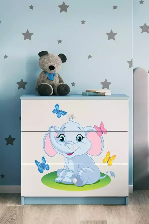 Kocot Kids babydreams blauwe teddybeer ladekast