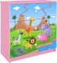 Kocot Kids Ladekast babydreams roze safari Halfhoge kast Roze - Thumbnail 1
