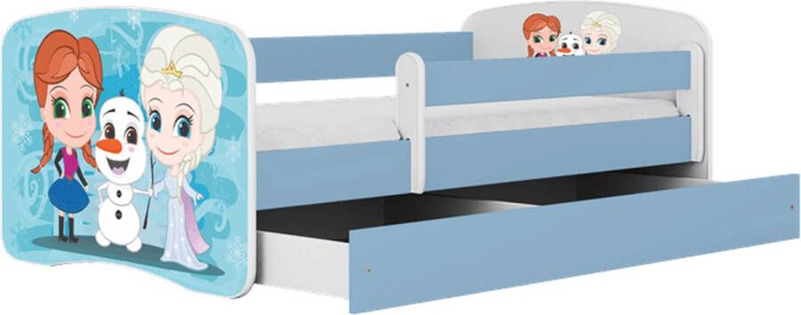 Kocot Kids Bed babydreams blauw Frozen met lade met matras 140 70 Kinderbed Roze