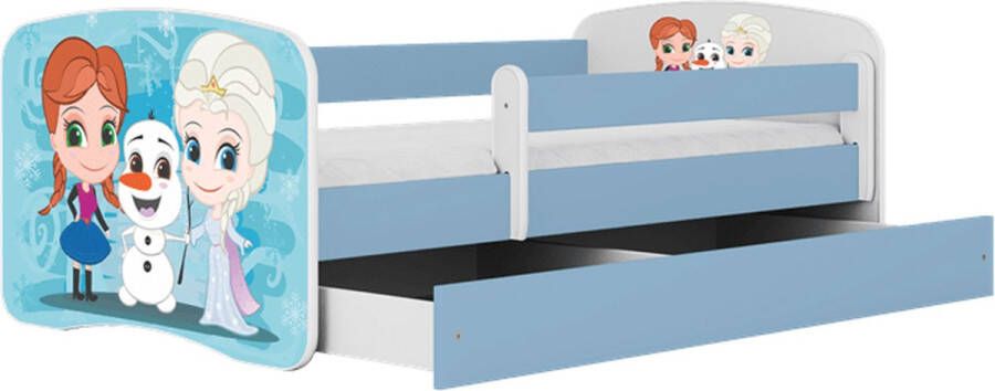Kocot Kids Bed babydreams blauw Frozen met lade met matras 160 80 Kinderbed