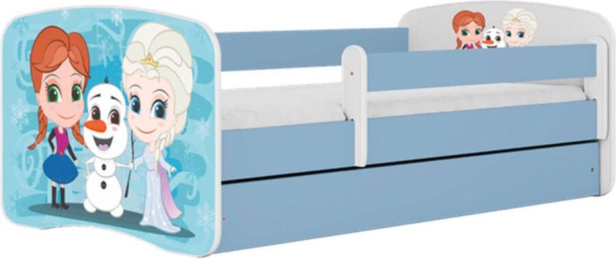 Kocot Kids Bed babydreams blauw Frozen met lade zonder matras 140 70 Kinderbed Roze