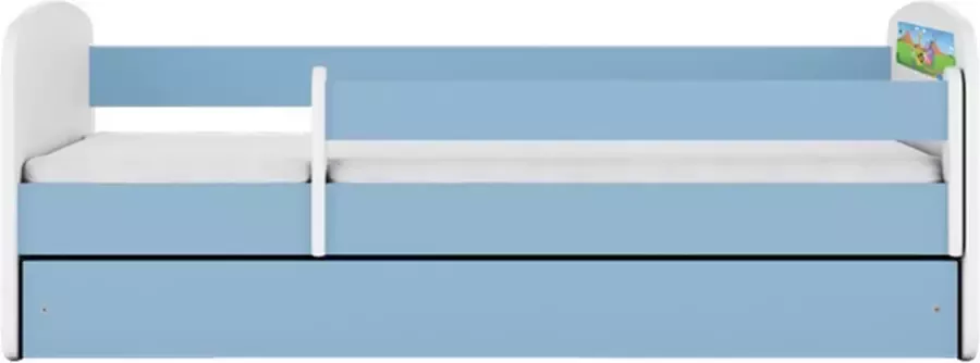 Kocot Kids Bed babydreams blauw baby dino met lade zonder matras 140 70 Kinderbed Blauw - Foto 2