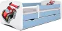 Kocot Kids Bed babydreams blauw raceauto met lade zonder matras 160 80 Kinderbed Blauw - Thumbnail 3