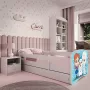 Kocot Kids Bed babydreams blauw wasbeer met lade met matras 180 80 Kinderbed Blauw - Thumbnail 1