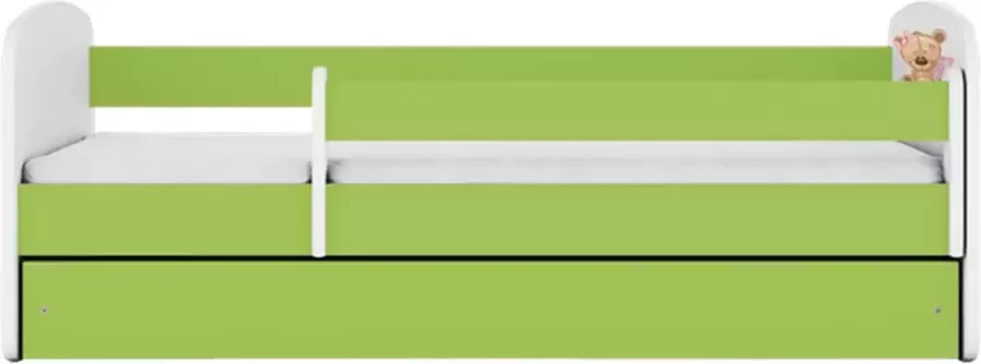 Kocot Kids Bed babydreams groen babyolifant zonder lade zonder matras 160 80 Kinderbed Groen - Foto 2