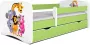 Kocot Kids Bed babydreams groen dierentuin met lade zonder matras 180 80 Kinderbed Groen - Thumbnail 1