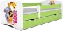 Kocot Kids Bed babydreams groen dierentuin met lade met matras 160 80 Kinderbed Groen - Thumbnail 2