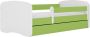 Kocot Kids Bed babydreams groen zonder patroon met lade zonder matras 180 80 Kinderbed Groen - Thumbnail 2