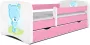 Kocot Kids Bed babydreams roze brandweer met lade met matras 140 70 Kinderbed Roze - Thumbnail 1