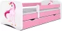 Kocot Kids Bed babydreams roze eenhoorn zonder lade met matras 180 80 Kinderbed Roze - Thumbnail 1