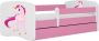 Kocot Kids Bed babydreams roze eenhoorn zonder lade met matras 140 70 Kinderbed Roze - Thumbnail 2