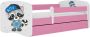 Kocot Kids Bed babydreams roze wasbeer met lade met matras 140 70 Kinderbed Roze - Thumbnail 2