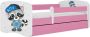 Kocot Kids Bed babydreams roze wasbeer met lade zonder matras 140 70 Kinderbed Roze - Thumbnail 2