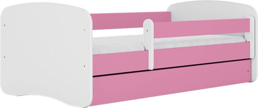 Kocot Kids Bed babydreams roze zonder patroon met lade met matras 180 80 Kinderbed Roze