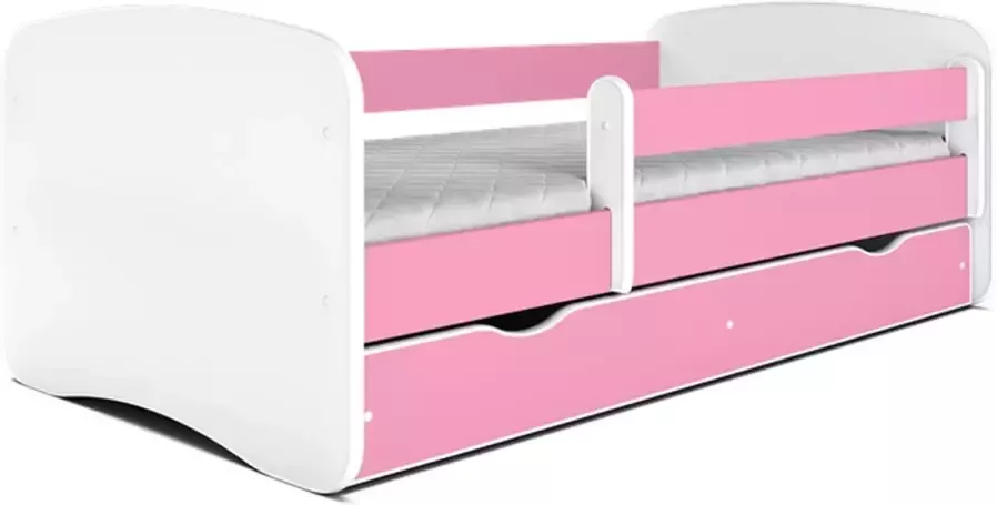 Kocot Kids Bed babydreams roze zonder patroon met lade zonder matras 160 80 Kinderbed Roze - Foto 3