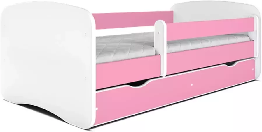 Kocot Kids Bed babydreams roze zonder patroon met lade zonder matras 160 80