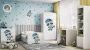 Kocot Kids Bed babydreams wit fee met vlinders zonder lade met matras 140 70 Kinderbed Wit - Thumbnail 1