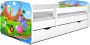 Kocot Kids Bed babydreams wit safari met lade zonder matras 180 80 Kinderbed Wit - Thumbnail 2