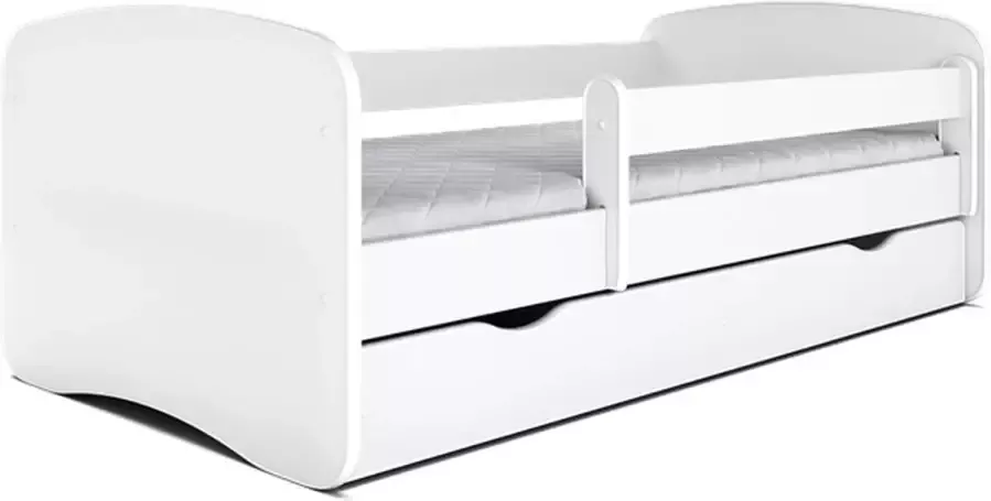 Kocot Kids Bed babydreams wit wasbeer met lade matras 140 70