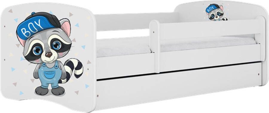 Kocot Kids Bed babydreams wit wasbeer met lade met matras 140 70 Kinderbed Wit