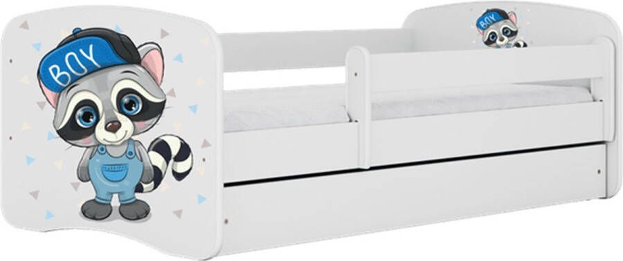 Kocot Kids Bed babydreams wit wasbeer zonder lade zonder matras 140 70 Kinderbed Wit