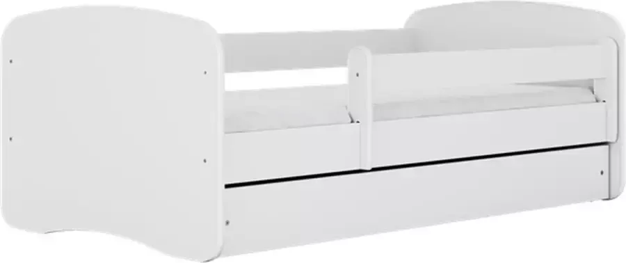 Kocot Kids Bed babydreams wit zonder patroon zonder lade met matras 180 80 Kinderbed Wit