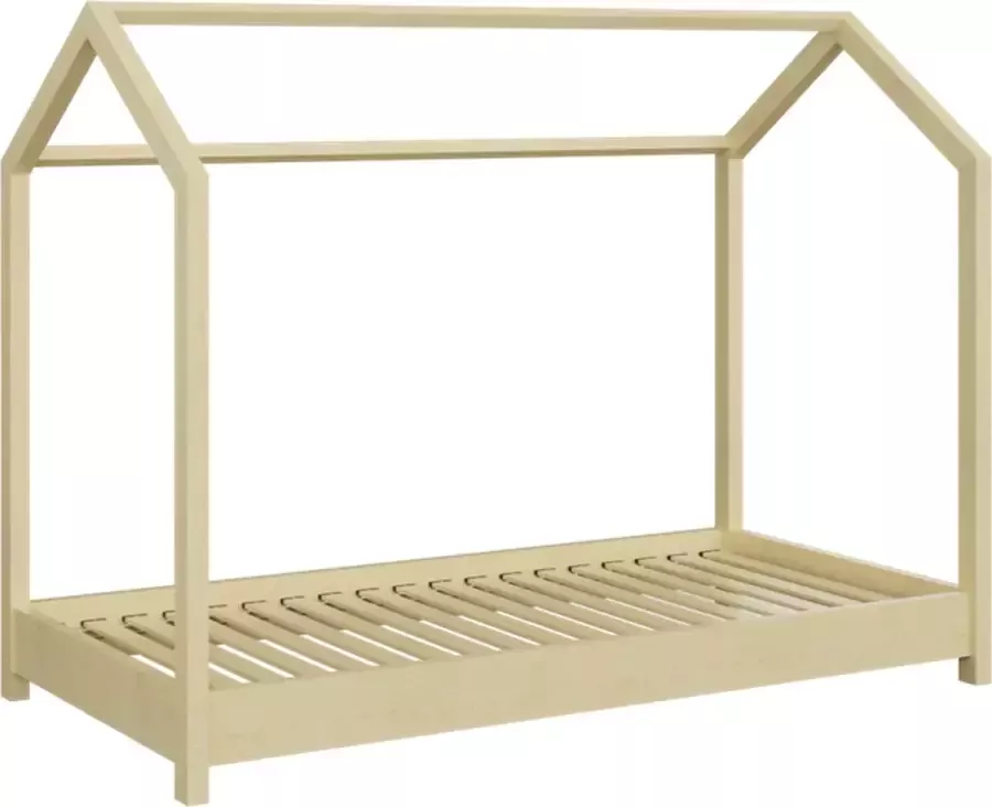 Kocot Kids Bed bella naturel zonder lade zonder matras 160 80 Kinderbed Hout