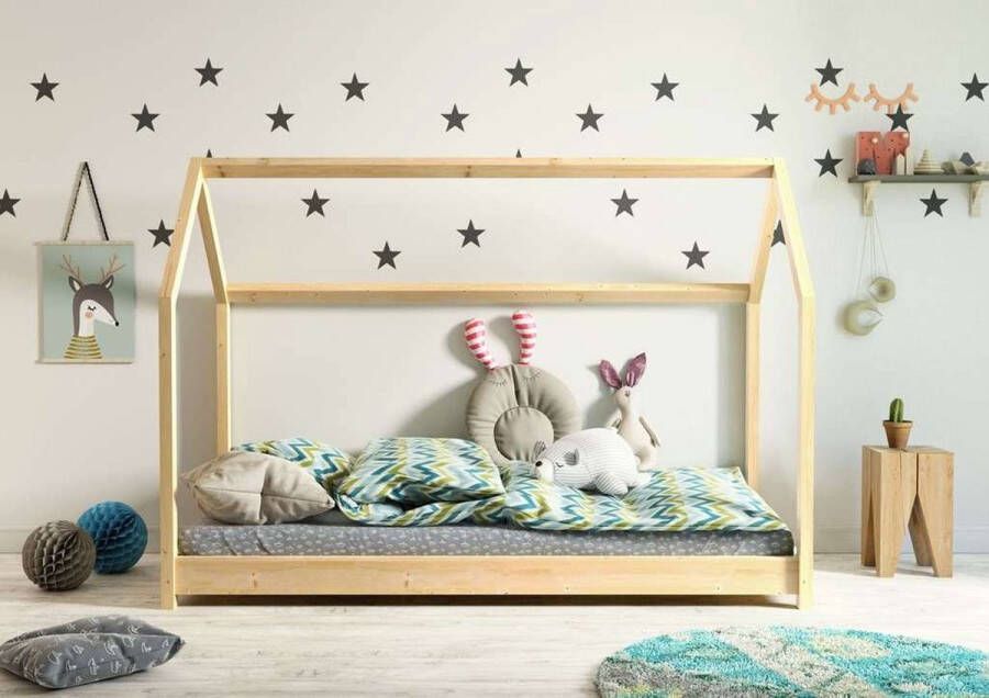 Kocot Kids Bed bella naturel zonder lade zonder matras 160 80 Kinderbed Hout