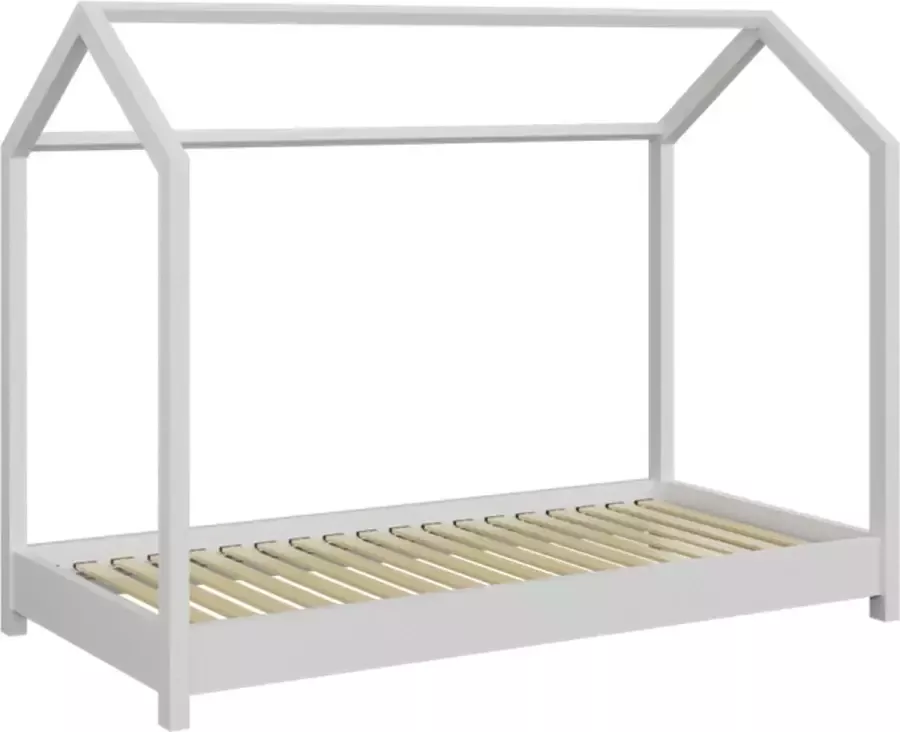 Kocot Kids Bed bella wit zonder lade zonder matras 160 80 Kinderbed Wit