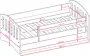 Kocot Kids Bed classic 1 groen met lade met matras 160 80 Kinderbed Groen - Thumbnail 1